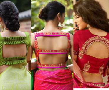 Latest Blouse Designs For Back Side