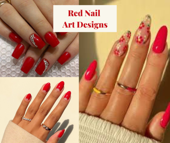 15+ Trending Red Nail Ideas Art Designs For Christmas In 2024