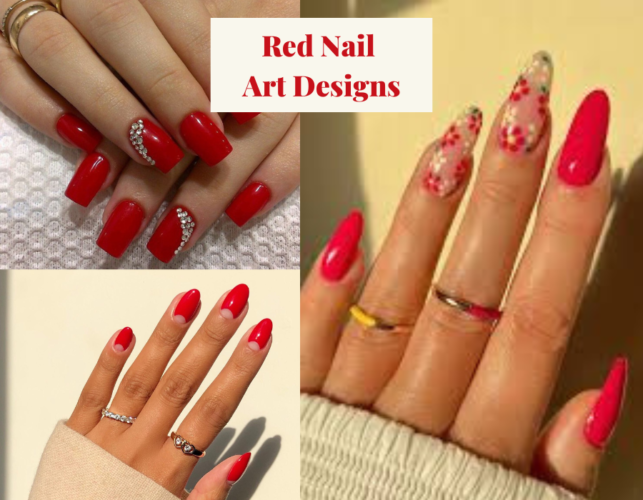 Red Nail Art Designs
