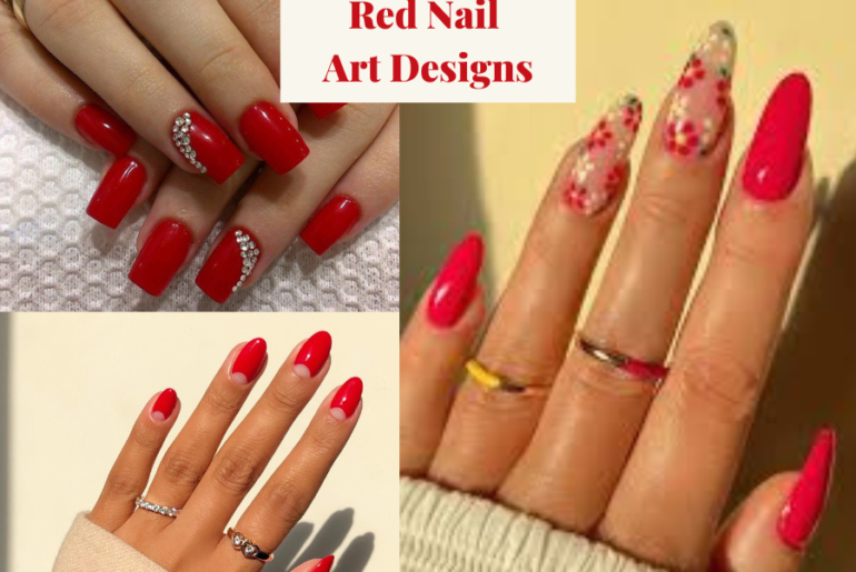 Red Nail Art Designs