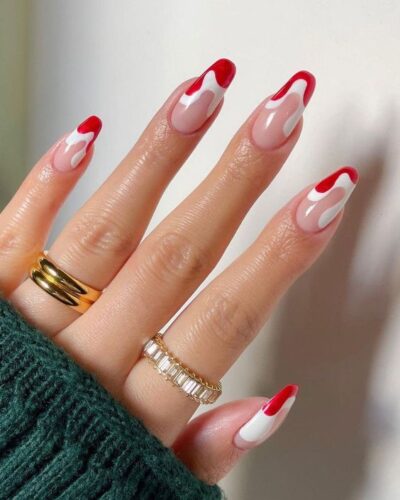 Red Candy Nail art