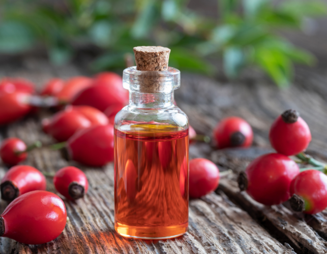 Rosehip Oil on Face