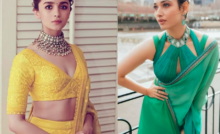 celebrity blouse design