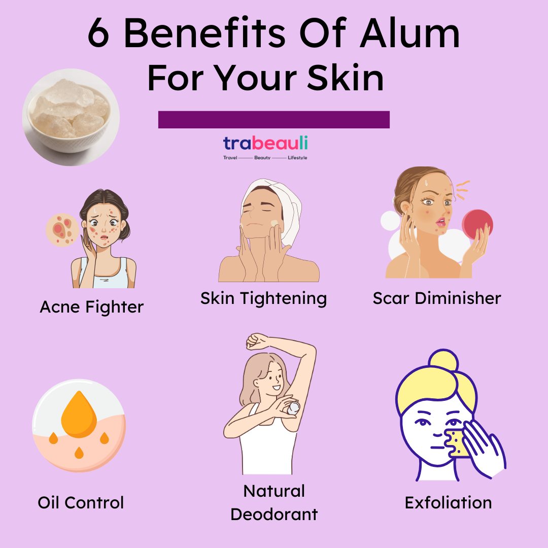 6 Benefits Of Alum for skin and How to use it