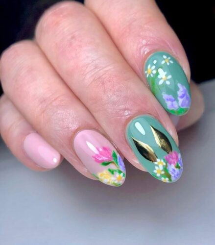Easy Easter Nails