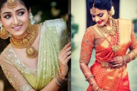 Wedding Blouse Design front and back end