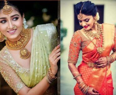 Wedding Blouse Design front and back end