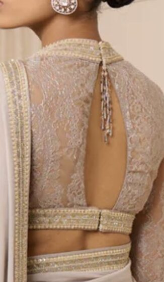 Half-Open Back Neck Design