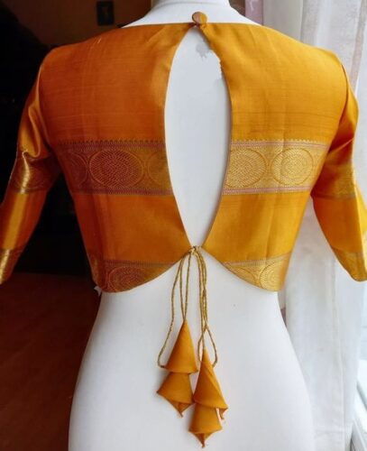 Back design blouse