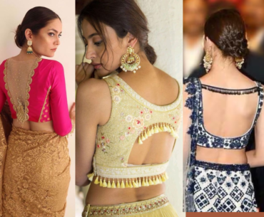 13 Stunning Back Neck Blouse Designs to Elevate Your Wardrobe