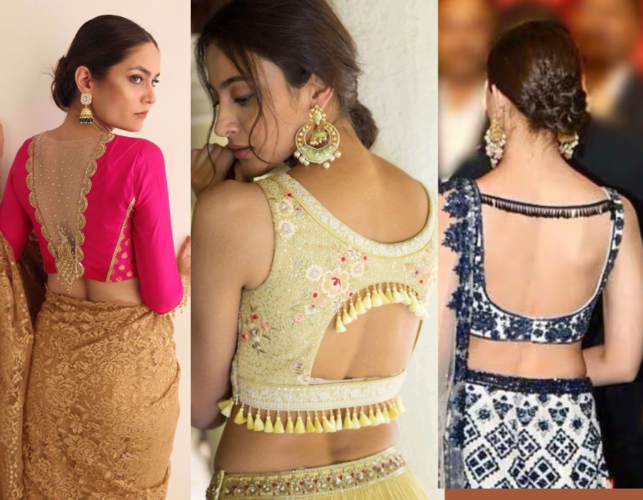 13 Stunning Back Neck Blouse Designs to Elevate Your Wardrobe