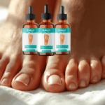 Rangii Toenail Fungus Treatment Bottle and Healthy Nails