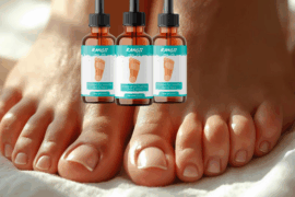 Rangii Toenail Fungus Treatment Bottle and Healthy Nails