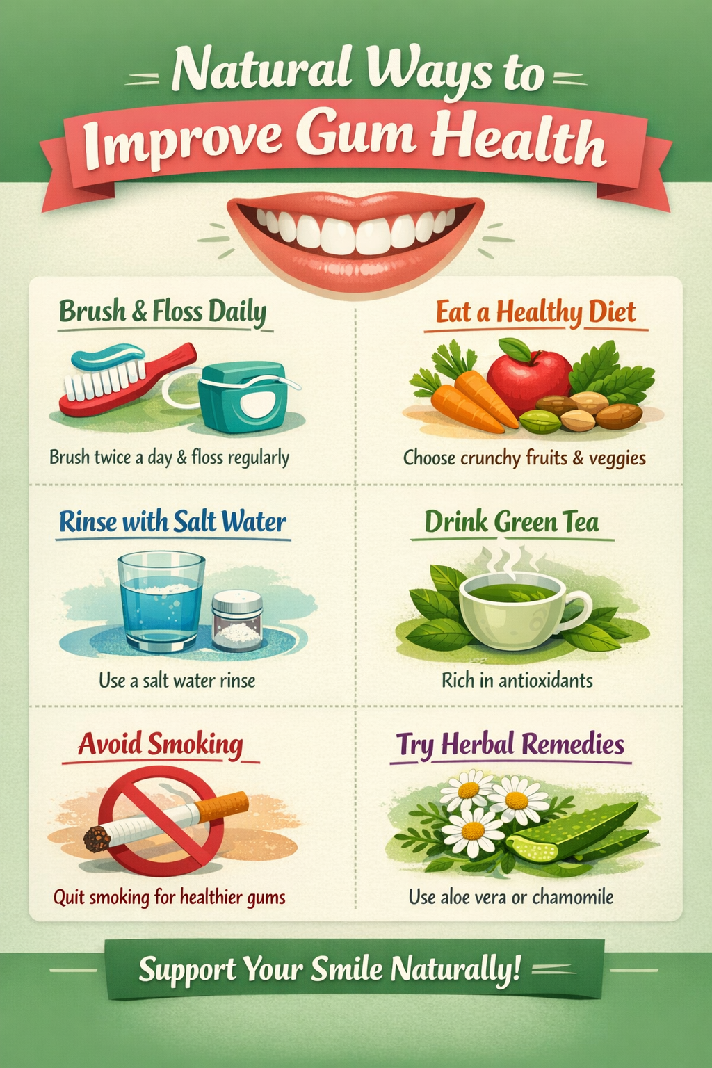 Natural Ways to Improve Gum Health